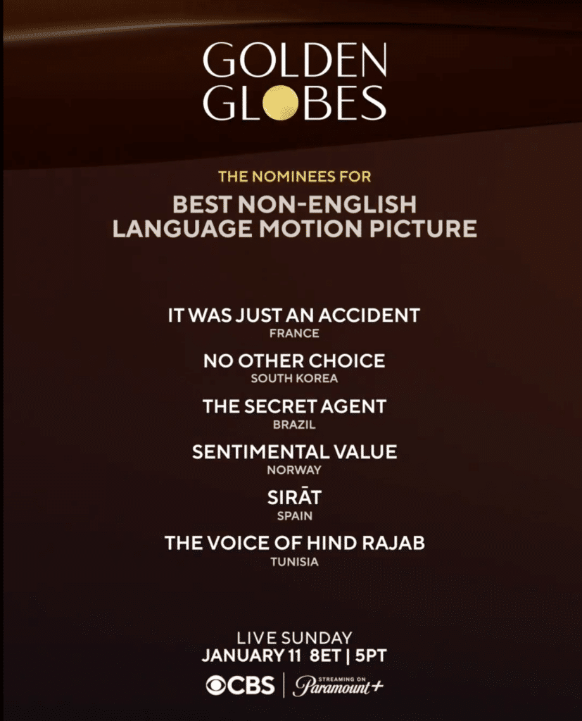 Golden Globes 2026
The Voice of Hind Rajab